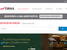 'oma.aero' screenshot