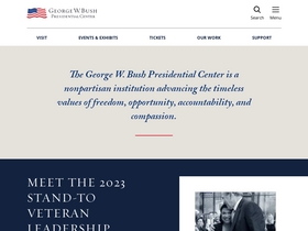 'bushcenter.org' screenshot