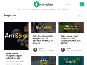 'freedomsiana.id' screenshot