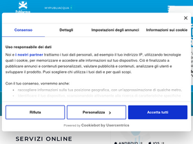 'publiacqua.it' screenshot