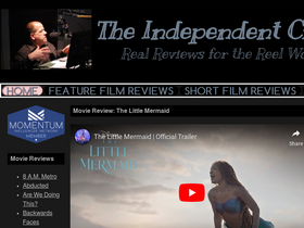 'theindependentcritic.com' screenshot