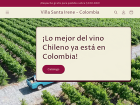 santairenewines.co homepage screenshot
