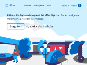 'altinn.no' screenshot