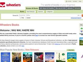 'wheelers.co.nz' screenshot