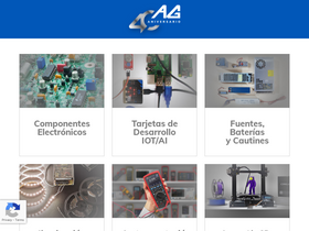 'agelectronica.com' screenshot