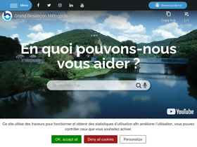 'grandbesancon.fr' screenshot