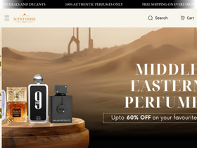 scentverse.in homepage screenshot