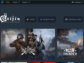 'gaijin.net' screenshot