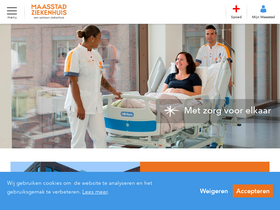 'maasstadziekenhuis.nl' screenshot