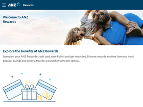 'anzrewards.com' screenshot