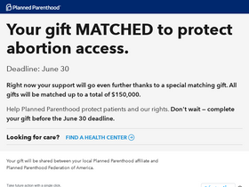 'weareplannedparenthood.org' screenshot
