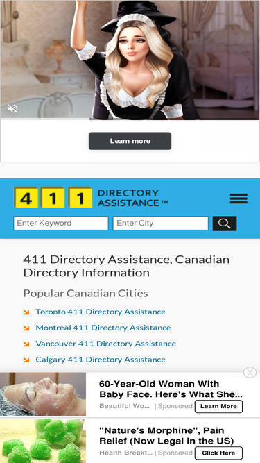 Canada411 lookup online