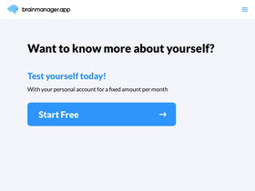 'brainmanager.app' screenshot
