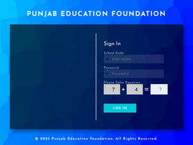 'pefsis.edu.pk' screenshot