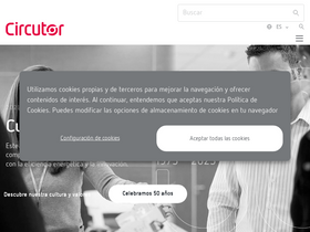 'circutor.com' screenshot