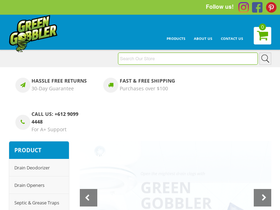 Green Gobbler homepage screenshot