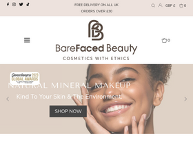 BareFaced Beauty Ltd website screenshot
