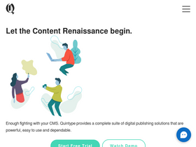 'quintype.com' screenshot