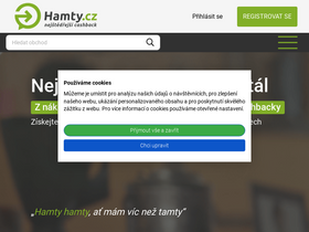 'hamty.cz' screenshot