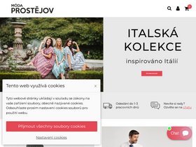 'modaprostejov.cz' screenshot