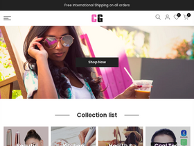 Coolcat Gadget homepage screenshot