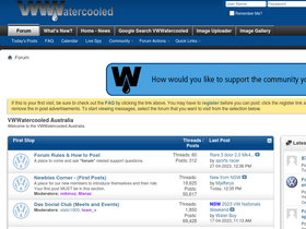 'vwwatercooled.com.au' screenshot