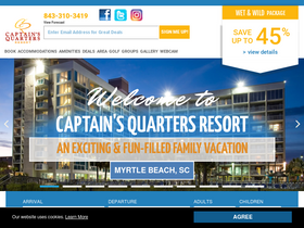 'captainsquarters.com' screenshot