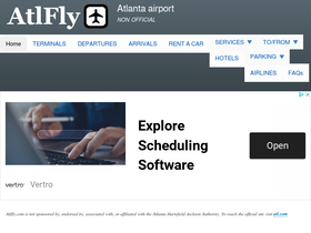 'atlfly.com' screenshot