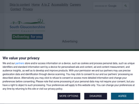 'southglos.gov.uk' screenshot