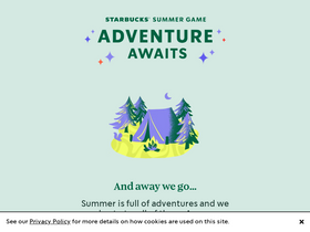'starbuckssummergame.ca' screenshot