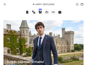 Happy Gentleman homepage screenshot