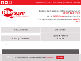 'bikesure.co.uk' screenshot