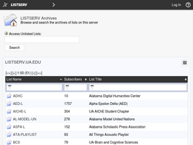 listserv.ua.edu