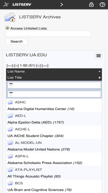 listserv.ua.edu