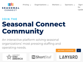 'seasonalconnect.com' screenshot