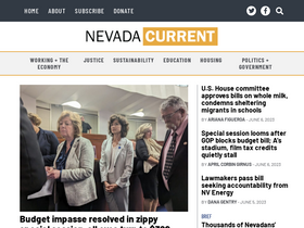 'nevadacurrent.com' screenshot