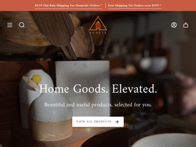 acaciasf.com homepage screenshot