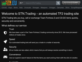 'stntrading.eu' screenshot