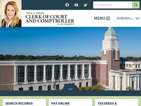 'clayclerk.com' screenshot