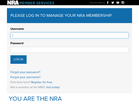 'nramemberservices.org' screenshot