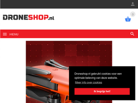'droneshop.nl' screenshot
