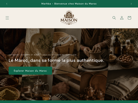 maisondumaroc.fr homepage screenshot