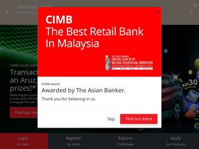 'cimbclicks.com.my' screenshot