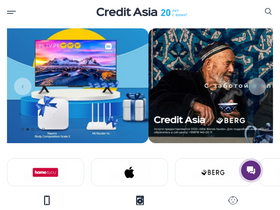 'creditasia.uz' screenshot
