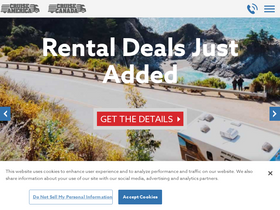 'cruiseamerica.com' screenshot