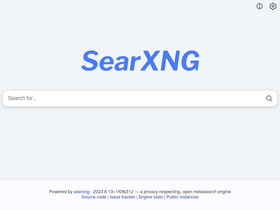 'searx.work' screenshot