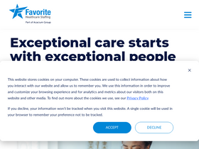 'favoritestaffing.com' screenshot