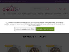 'ongle24.com' screenshot