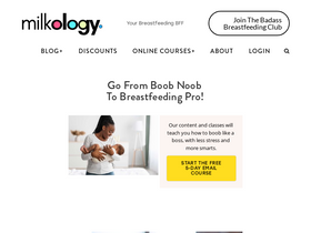 'milkology.org' screenshot