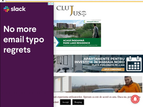 'clujust.ro' screenshot